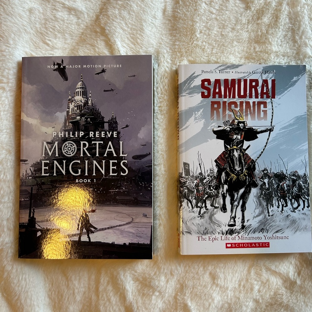 Mortal Engines and Samurai Rising Books